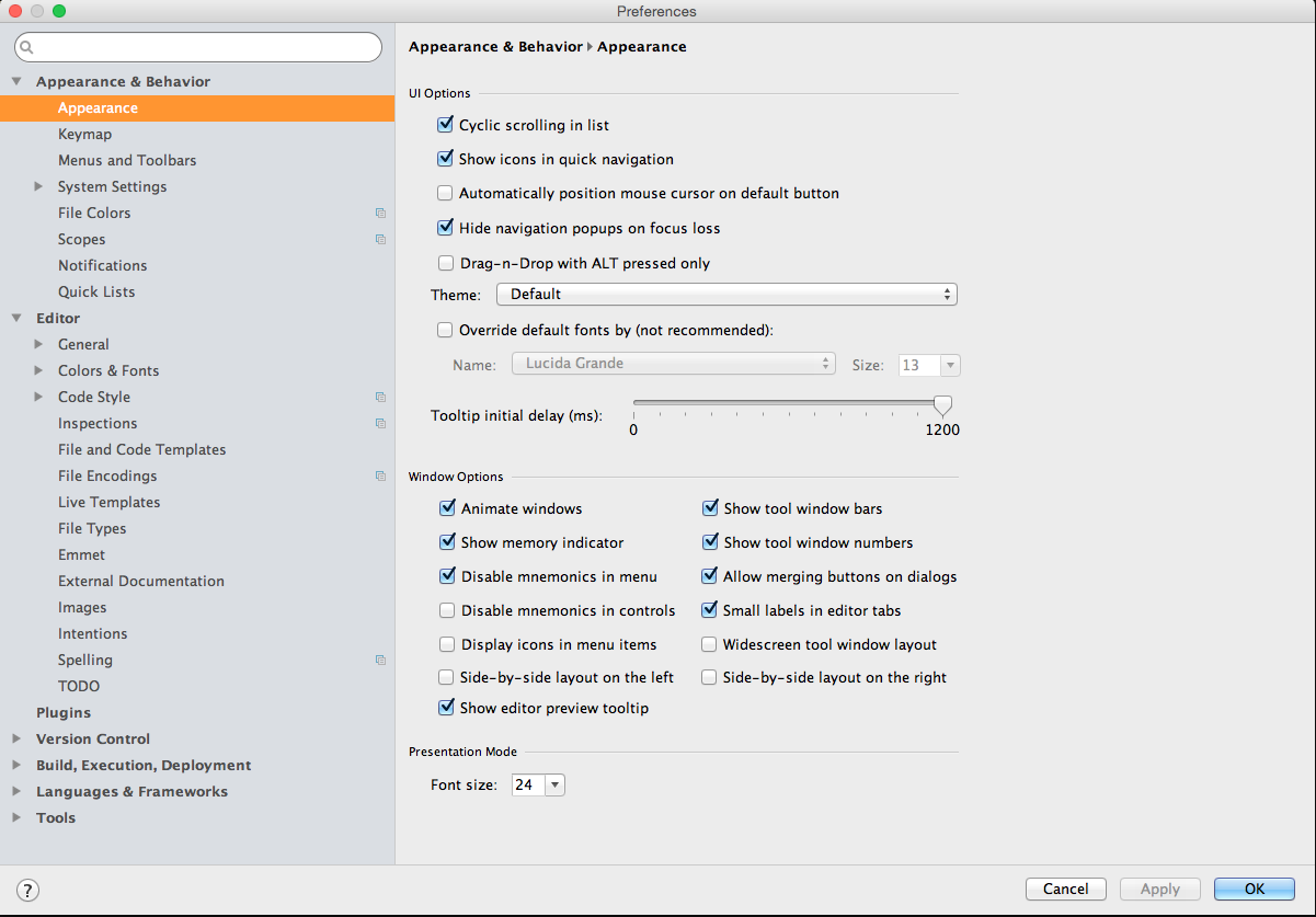 AppCode 3.1 scrollbar color IDEs Support (IntelliJ Platform) JetBrains